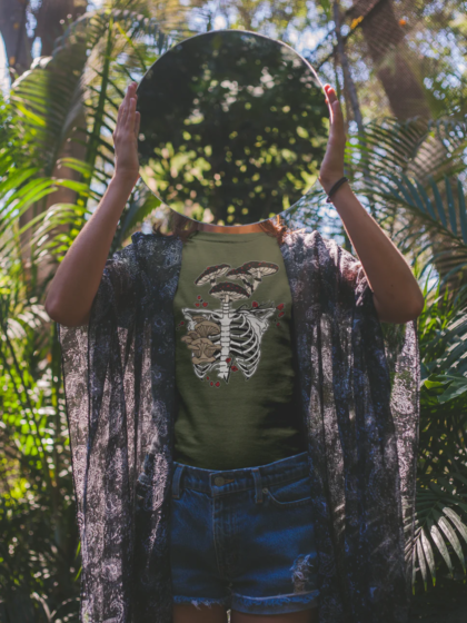 Mushroom Skeleton Men's classic tee