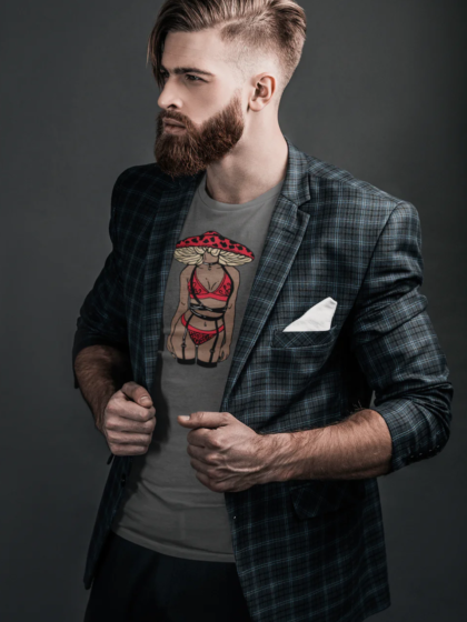 Mushroom Woman Men's classic tee