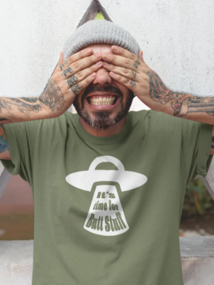 It's Time For Butt Stuff Men's classic tee